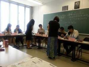 日本語学校での実習